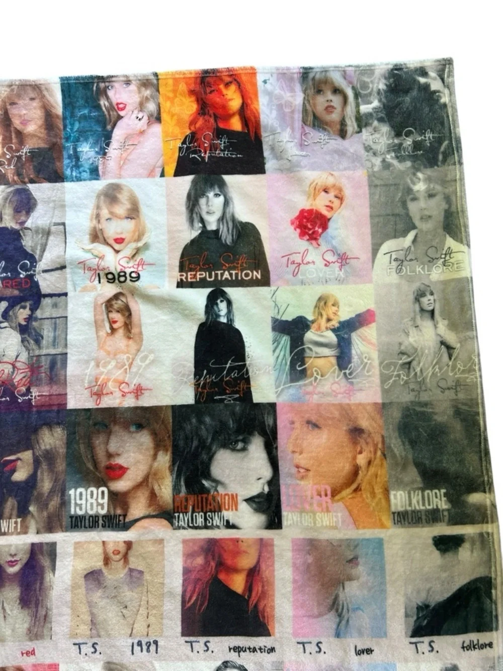 Taylor Swift Album Cover Blanket